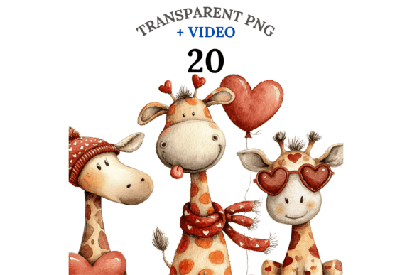 20 Giraffe Clipart