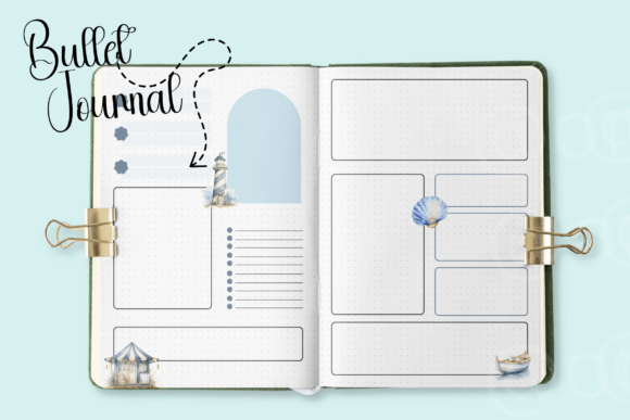 Bullet Journal Nautical Theme