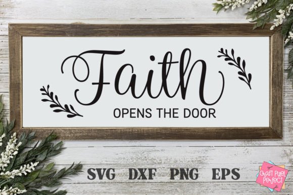 Faith Quote Svg, Wood Sign Svg, God Svg
