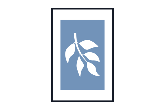Floral Plant Wall Decoration Svg
