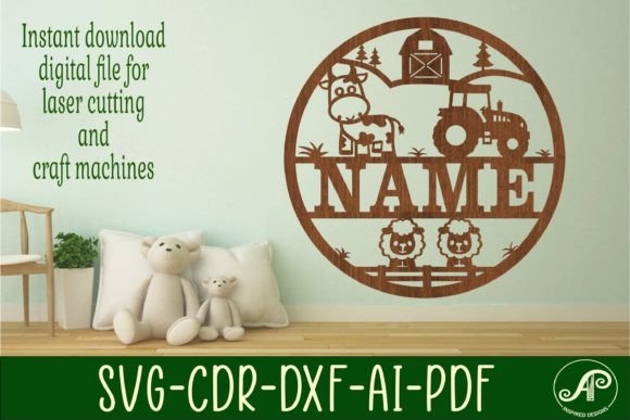 Farm Name Sign SVG Cut File