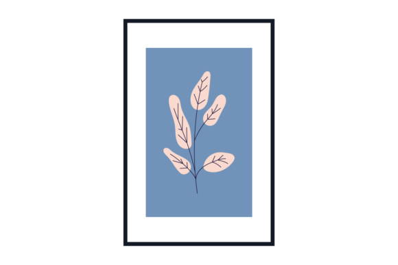 Floral Plant Wall Decoration Svg